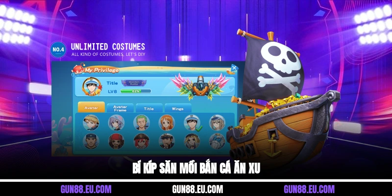 Bí kíp săn mồi bắn cá ăn xu