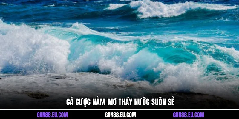 Cá cược nằm mơ thấy nước suôn sẻ